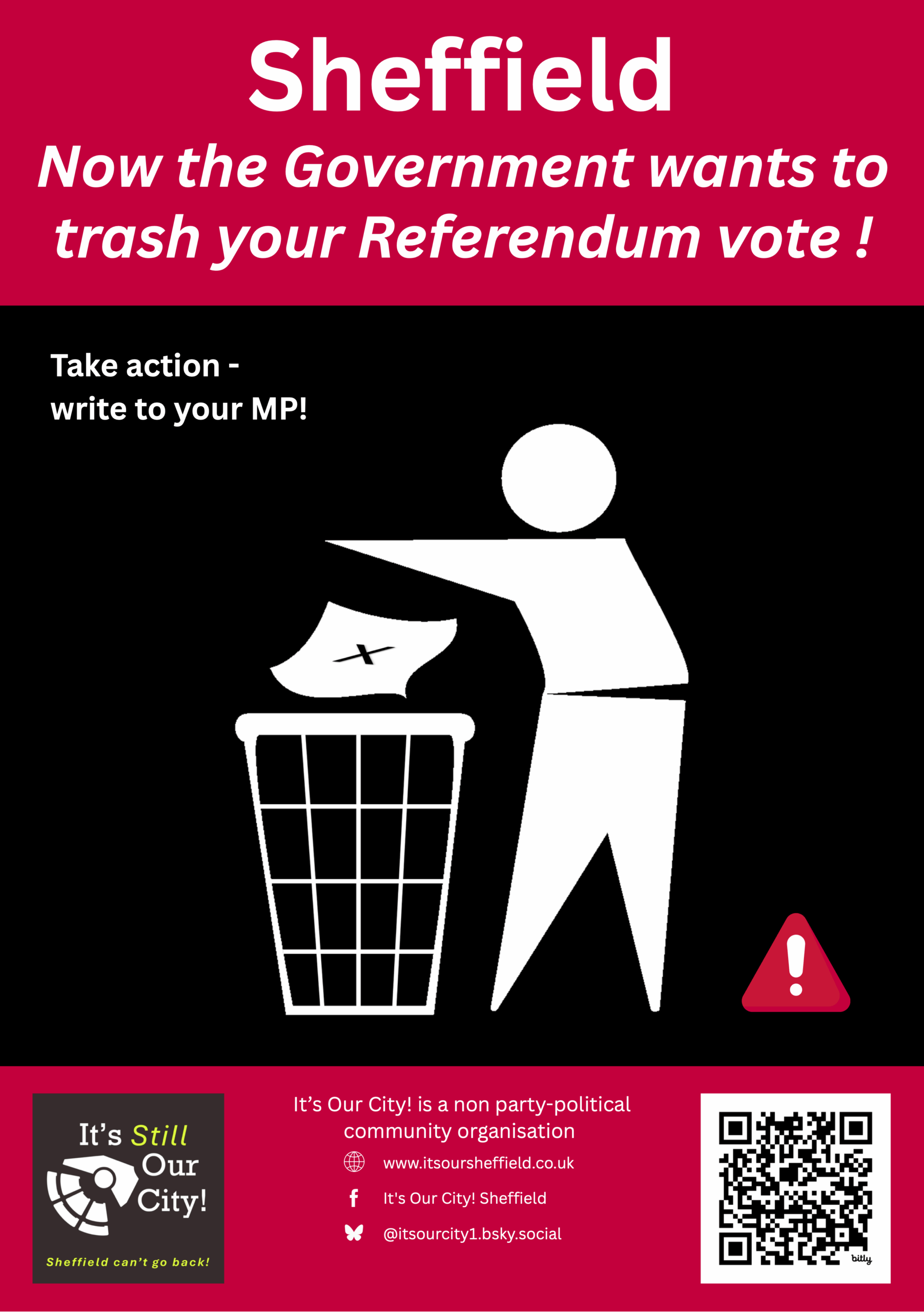 Vote for Change May 6th 2021 Sheffield People's Referendum #SHEFFREF21